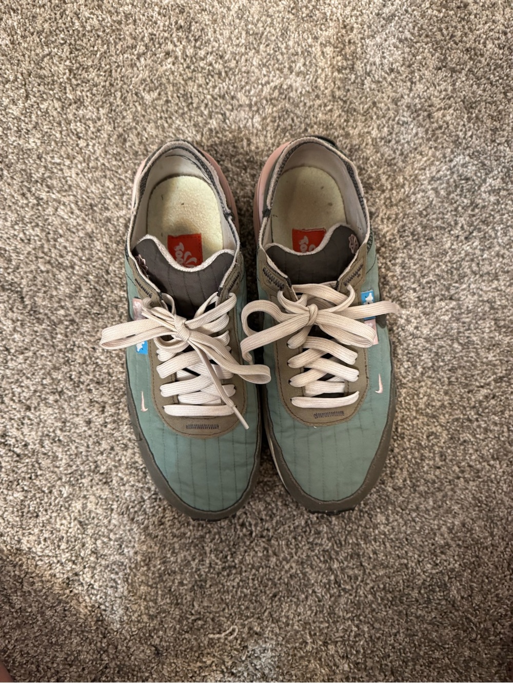 Nike waffle one NN Toasty oil green  sneakers